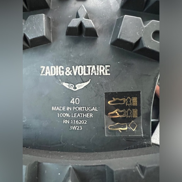 Zadig&Voltaire Ride ankle leather boots New never worn! No box women’s EU 40/9 - Picture 10 of 10